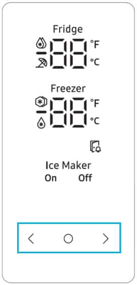 recommended temperature settings for samsung refrigerator