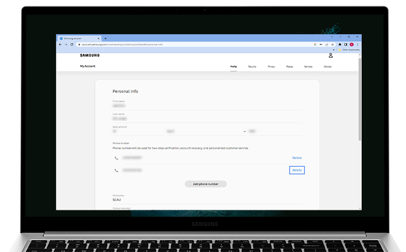 Add or Remove Phone Numbers from my Samsung Account | Samsung Australia