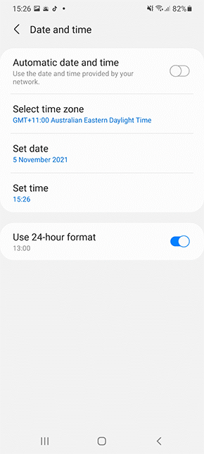 Changing the Time & Date on my Samsung Samsung Australia