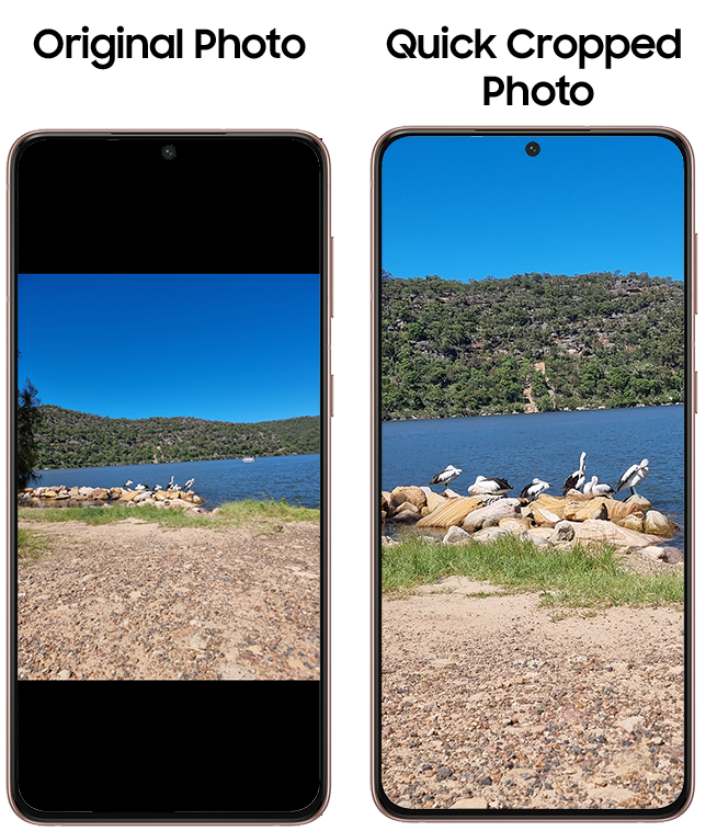 Quick Cropping on my Galaxy One UI 3.0 Device Samsung Australia