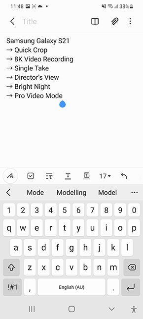 Scanning Documents on my Galaxy S21 Samsung Australia