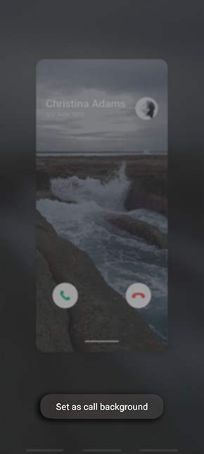 Hãy tùy chỉnh nền gọi của điện thoại Galaxy của bạn với Samsung Australia để tạo ra một trải nghiệm duy nhất. Bạn có thể thay đổi hình nền, tùy chỉnh số, văn bản và thêm tính năng tùy chỉnh nhạc chuông của mình. Bạn sẽ yêu thích điện thoại của mình hơn nữa với tính năng này. 