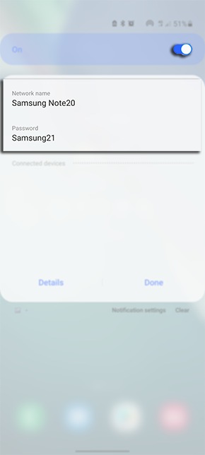 cant connect to this network samsung hotspot