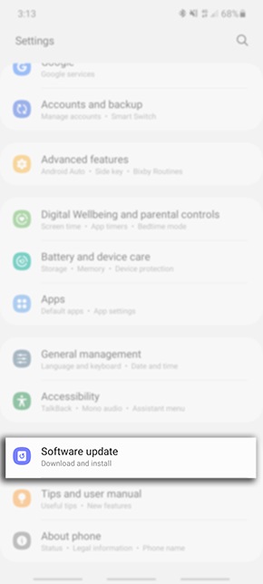 Check for Software updates on Samsung Phones Samsung Australia
