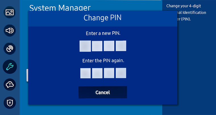 Change PIN Number
