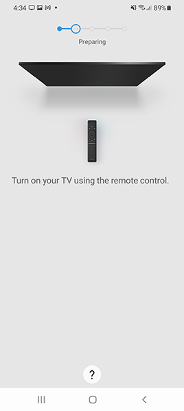 Switch on your TV