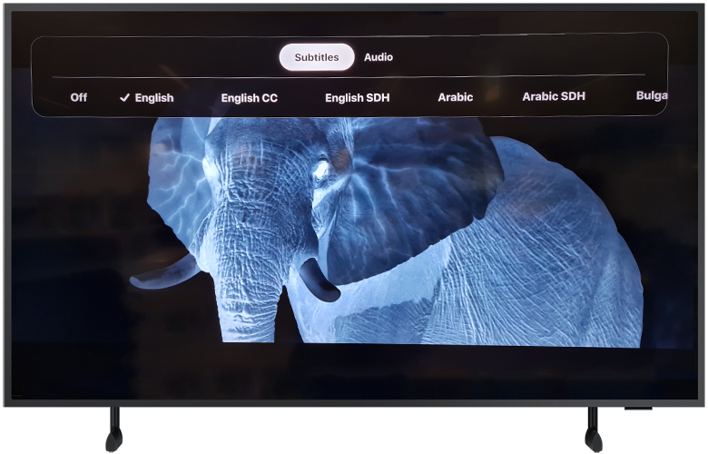 Turn on Subtitle Settings on my Samsung TV Samsung Australia