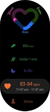 Samsung watch heart cheap rate monitor app