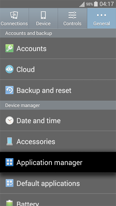 Uninstall an app on a Samsung device Samsung Australia