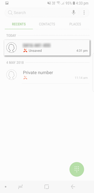 How do I Block and Unblock numbers from calling me on my Galaxy Device