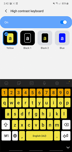 How do I customise the Keyboard layout on my Galaxy device? | Samsung ...