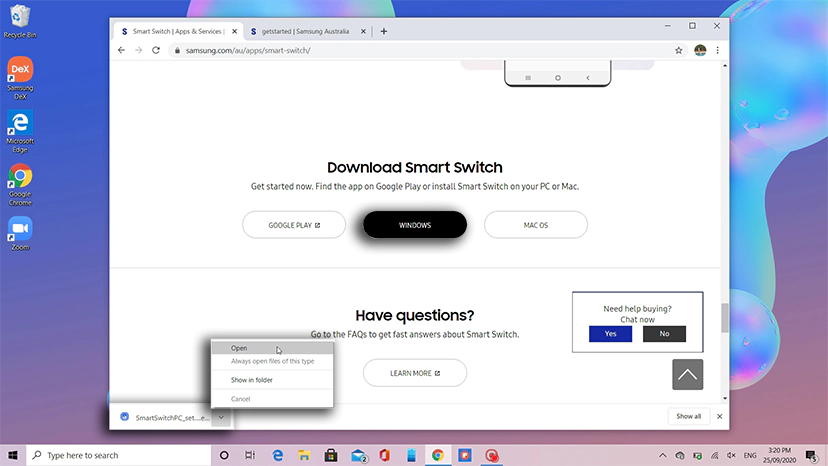 Download smart switch on pc