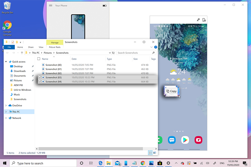 Using File Drag and Drop Samsung Australia