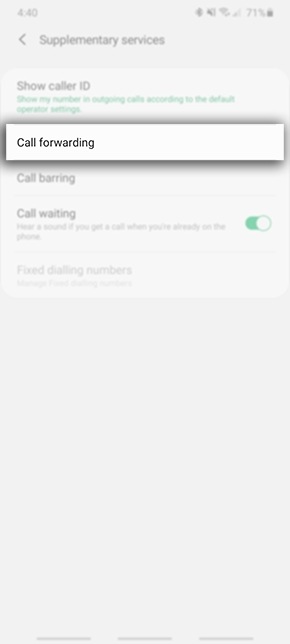 How do I enable Forward Calling on my Samsung Phone? | Samsung Australia