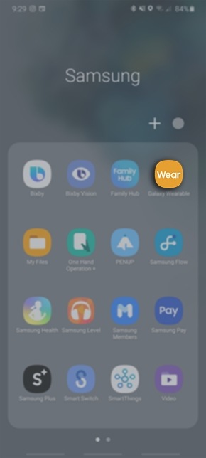 samsung galaxy wearables app
