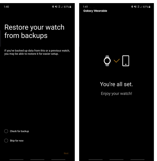 samsung wearables app ios