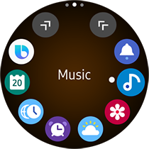 galaxy watch play music