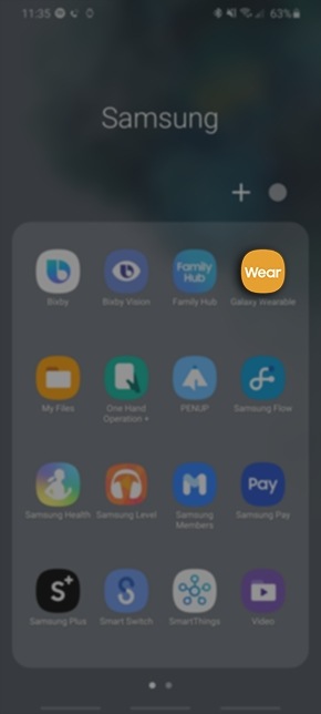 samsung wearable ios app