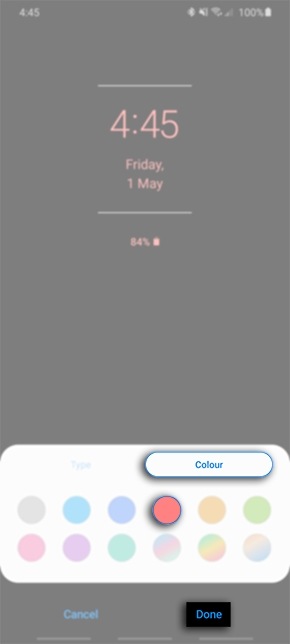 Customise the Clock Style on my Galaxy Device Lock Screen Samsung