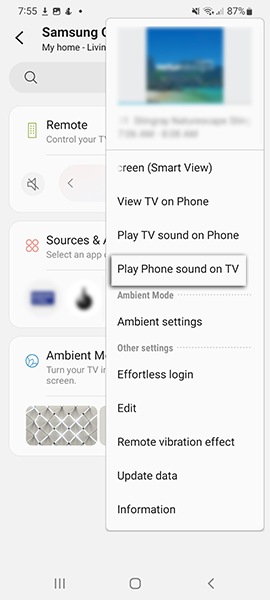 Play Music from your Phone through your Samsung TV Speaker | Samsung - How To Play Music From Phone To Tv