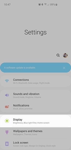 How do I personalise the Navigation bar? Samsung Australia