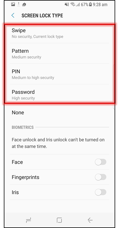 How to set a Pattern, PIN or Password on your Lock screen | Samsung ...