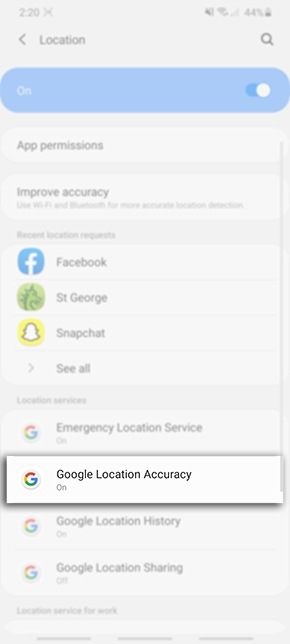 Improving the location accuracy on my Samsung Phone Samsung Australia