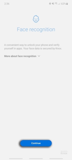 Setting up the Biometrics and Security Samsung Australia