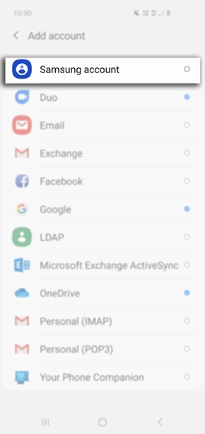 Signing into my Samsung Account on my Galaxy Phone Samsung Australia