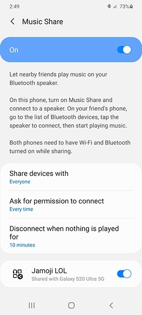 Using Music Share on my Galaxy Device Samsung Australia