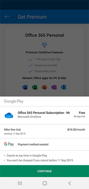 Что такое onedrive в телефоне samsung и для чего он нужен