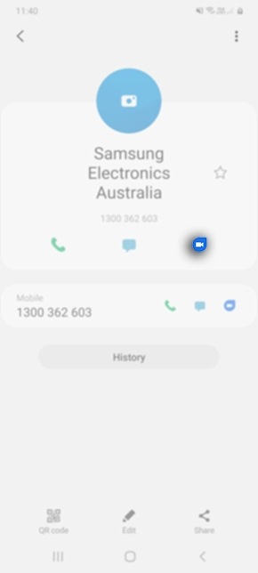 Video Calling from my Galaxy phone Samsung Australia