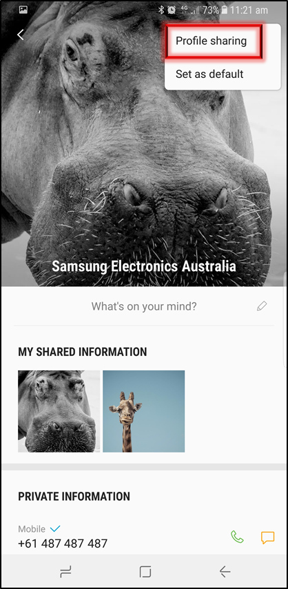 What is Profile sharing? | Samsung Australia