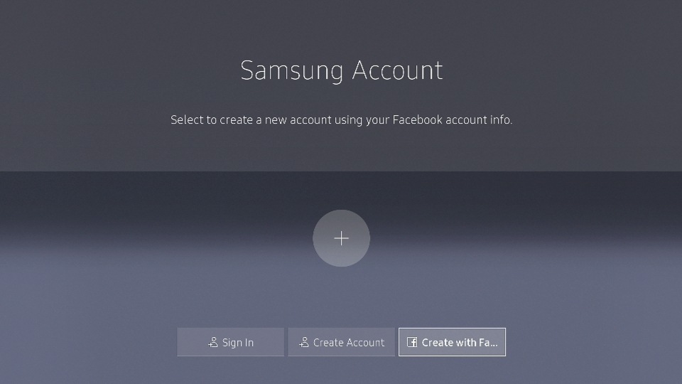 Create Account via Facebook