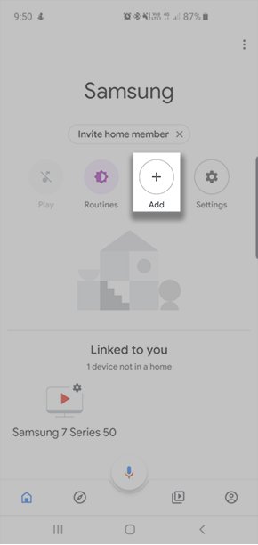 can i add my samsung tv to google home