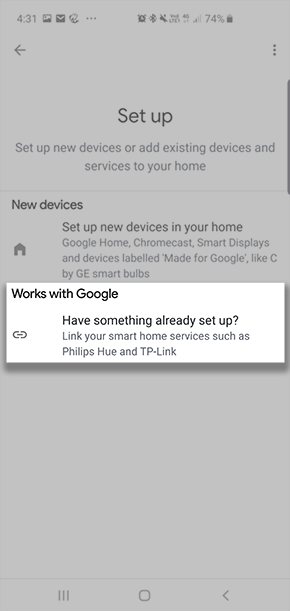 connect smart tv to google home mini
