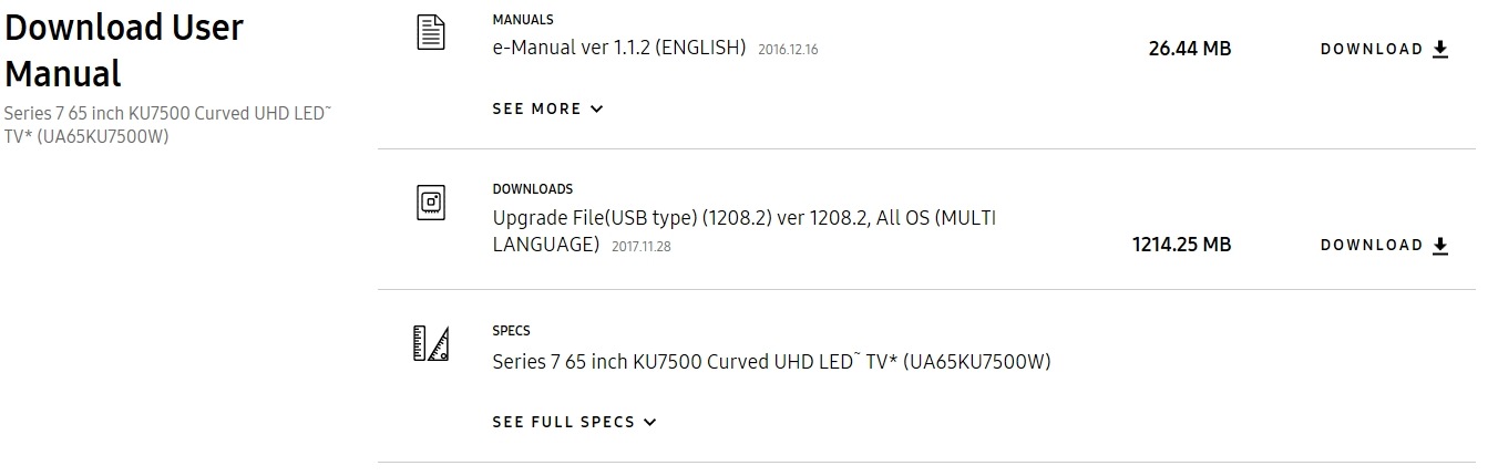 update the firmware on a samsung tv