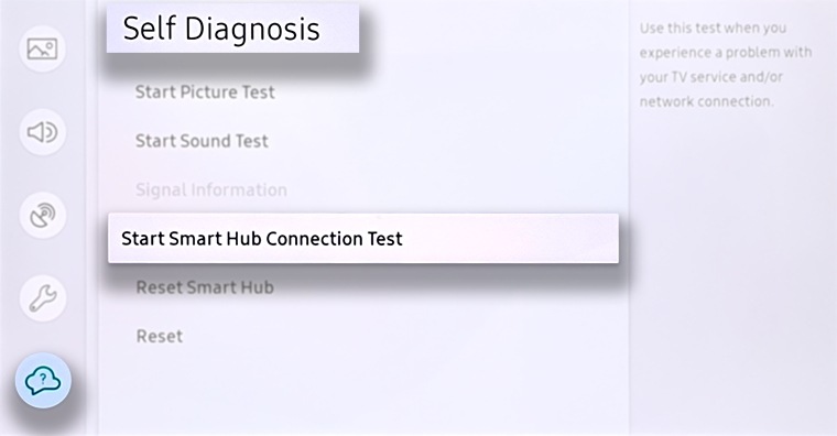 Smart Hub Connection Test | Samsung Australia