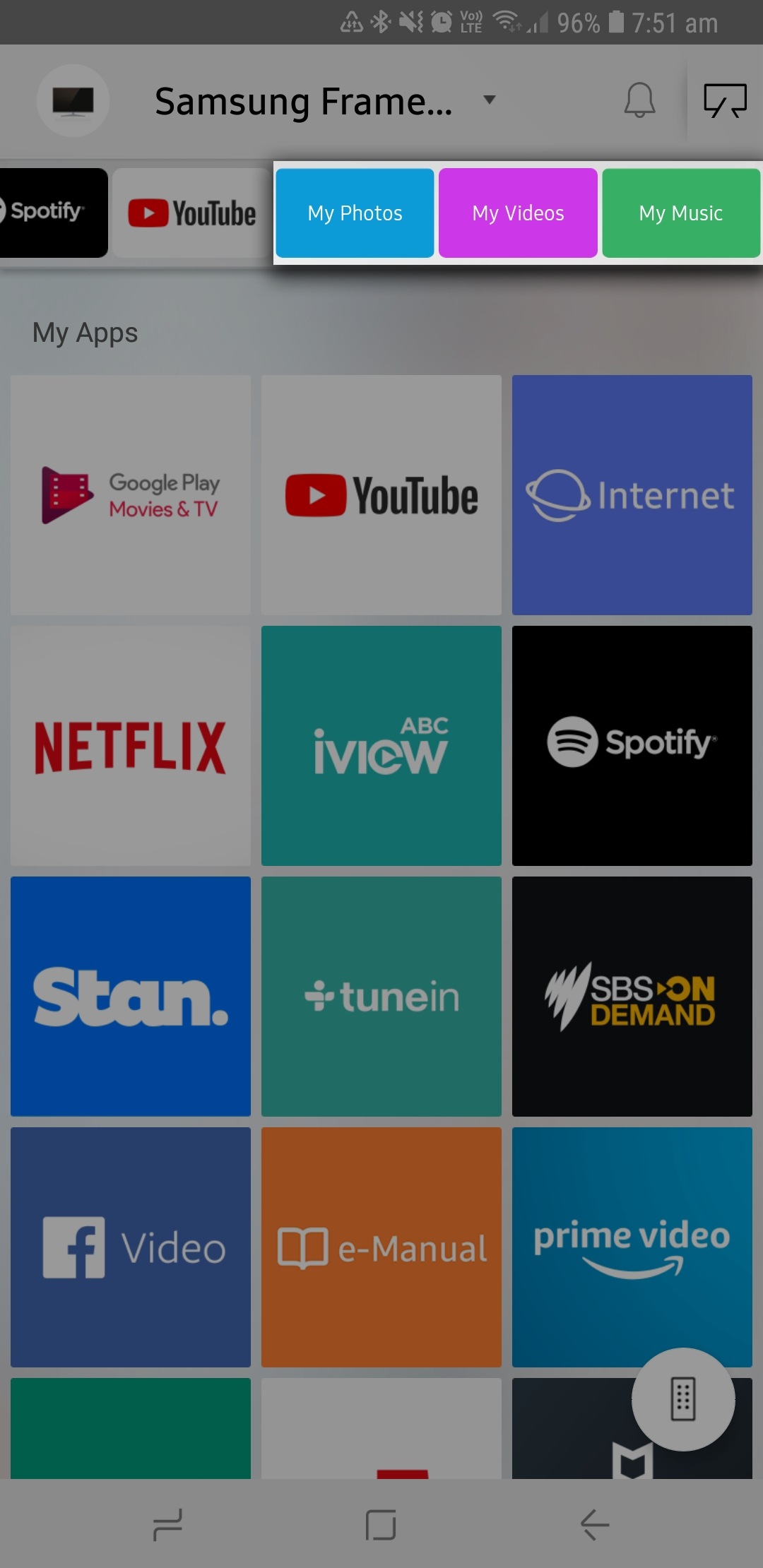 smart view samsung app store