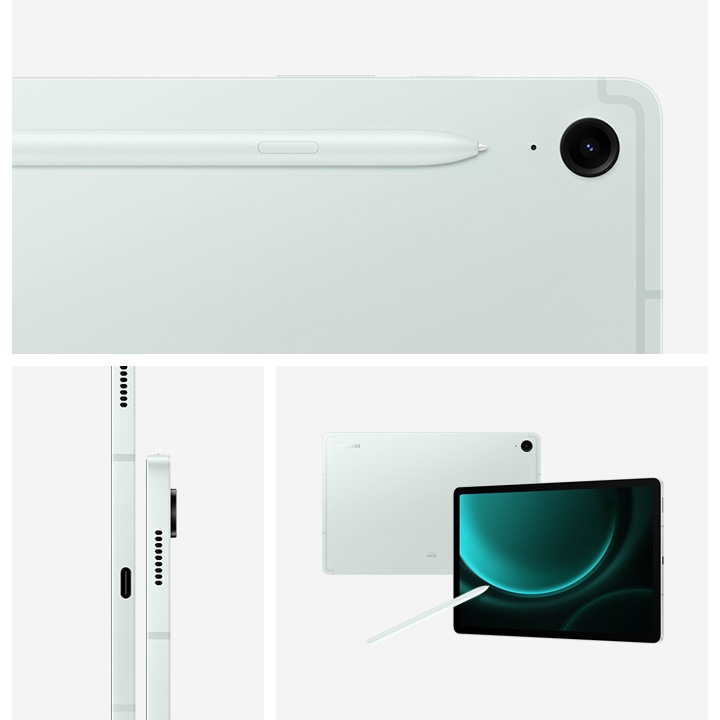 Samsung Galaxy Tab S9 FE+ Tablet, 12.4, 256GB, Mint Green 