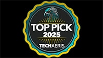 Top Pick 2025 Techaeris loqosu.