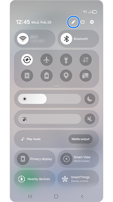 How to customise the Quick panel on the Samsung Galaxy S26 series ...