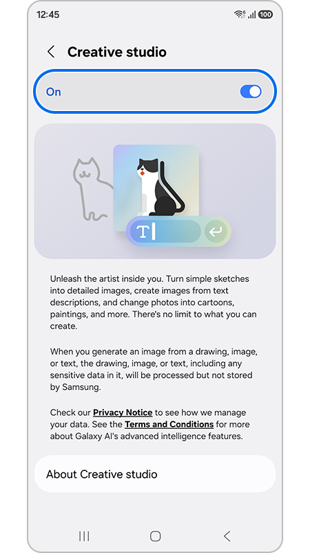How to use Creative studio (Drawing assist) on the Samsung Galaxy ...