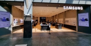 042 Samsung Experience Boutique Store in India - Custom Mobile Cell Phone  Shop Interior Design