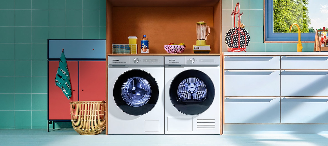 Ensemble de lave-linge et sèche-linge, Samsung Belgique