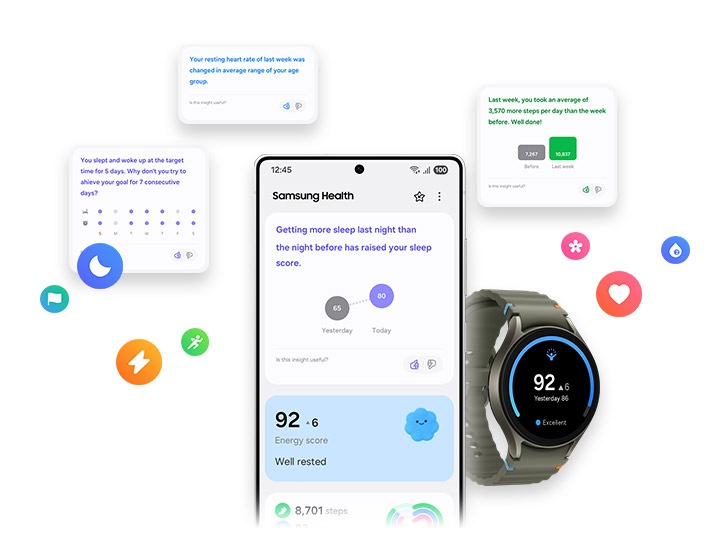 Sync Samsung Health Steps Phone And Watch Myfitnesspal Lists