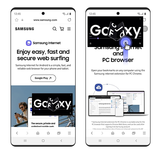 Samsung Internet, Aplicativos e Serviços