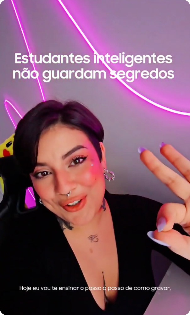 Tik Tok Galaxy AI Samsung Brasil