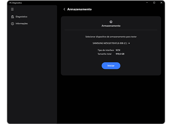 Como usar o PC Diagnostics no seu Samsung Galaxy Book6 | Samsung