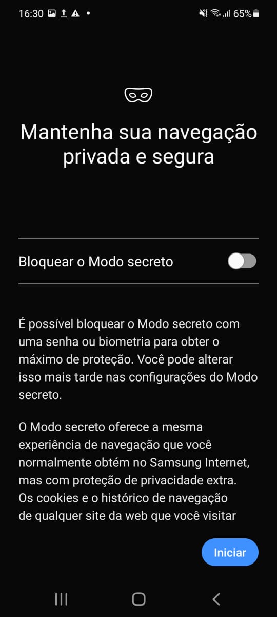 Use o Samsung Internet de maneira segura e privada Samsung BR